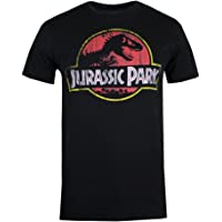 Jurassic Park Distressed Logo Camiseta para Hombre